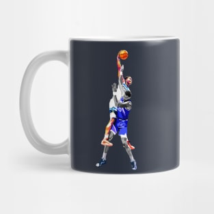 Anthony Edwards Dunk on John Collins WPAP Mug